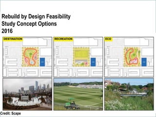 Credit: Scape
Rebuild by Design Feasibility
Study Concept Options
2016
 