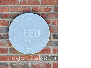eco labels
 