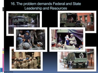 16. The problem demands Federal and State
Leadership and Resources
@sdmarksnj
 