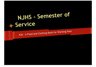NJHS - Semester Of Service