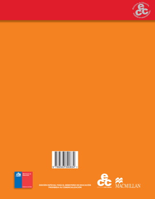 EDICIÓN ESPECIAL PARA EL MINISTERIO DE EDUCACIÓN
PROHIBIDA SU COMERCIALIZACIÓN
9 789563 390834
 