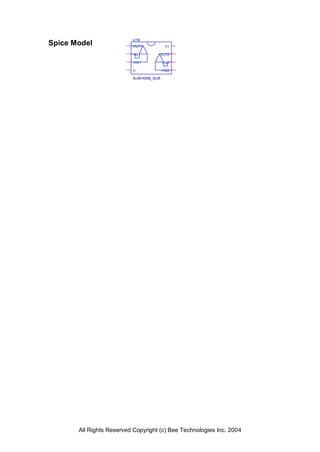 U16
Spice Model               OUT1            V+

                          -IN1       OUT2

                          +IN1           -IN2

                          V-             +IN2

                          NJM14558_SUB




       All Rights Reserved Copyright (c) Bee Technologies Inc. 2004
 