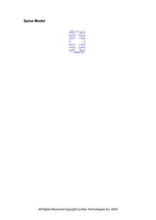 Spice Model

                               U12
                               OUT1          OUT4

                               -IN1           -IN3

                               +IN1          +IN3

                               V+               V-

                               +IN2          +IN4

                               -IN2           -IN4

                               OUT2          OUT3
                                      NJM2059_SUB




       All Rights Reserved Copyright (c) Bee Technologies Inc. 2004
 
