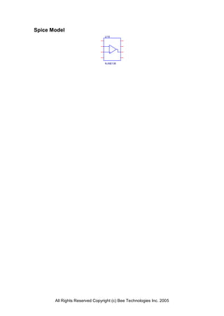 SPICE MODEL of NJM2136 in SPICE PARK | PDF