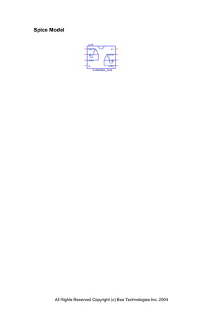 Spice Model

                        U15
                        OUT1            V+

                        -IN1         OUT2

                        +IN1          -IN2

                        V-            +IN2
                             NJM4556A_SUB




       All Rights Reserved Copyright (c) Bee Technologies Inc. 2004
 