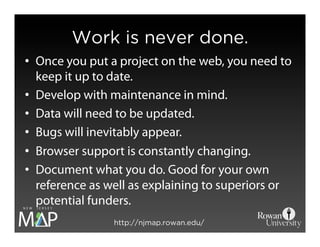 NJ MAP: Building a different kind of GIS platform using open source tools.
