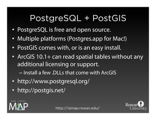 NJ MAP: Building a different kind of GIS platform using open source tools.