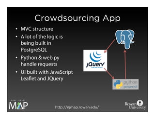 NJ MAP: Building a different kind of GIS platform using open source tools.