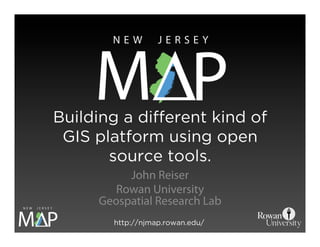 NJ MAP: Building a different kind of GIS platform using open source tools.