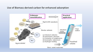 Use of Biomass derived carbon for enhanced adsorption
 