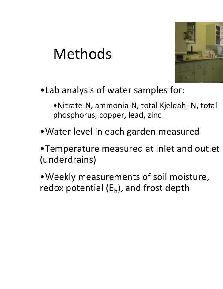 NJ Rain Garden Research