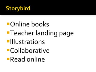 Online books Teacher landing page Illustrations Collaborative Read online 