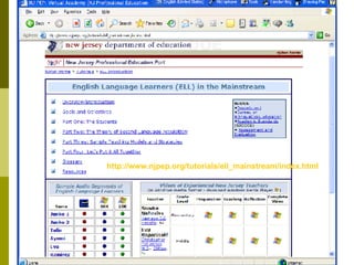 http://www.njpep.org/tutorials/ell_mainstream/index.html 