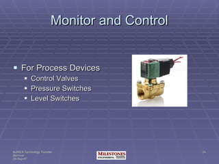 Monitor and Control For Process Devices Control Valves Pressure Switches Level Switches 