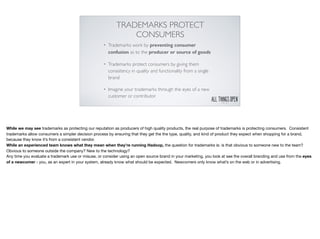 Practical Trademark Law for FOSS Projects