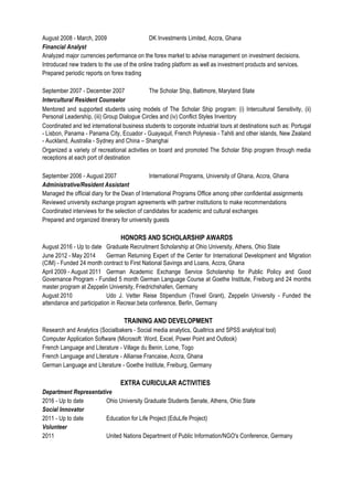 Nkansah m a resume general 2017 - Nkansah M A Resume General 2017 2 320