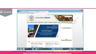 La Investigación como estrategia Pedagógica ONDAS 