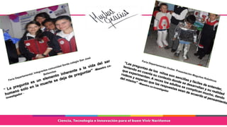 La Investigación como estrategia Pedagógica ONDAS 