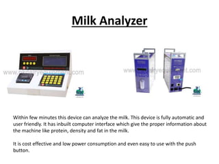 Nk Dairy Equipments And Their Working