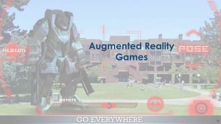 28
Augmented Reality
Games
 