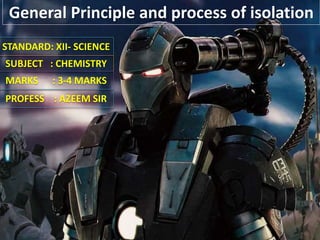 General principles and process of isolation 2017 | PPTX