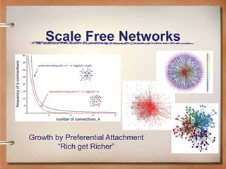 Scale Free Networks




Growth by Preferential Attachment
        “Rich get Richer”
 