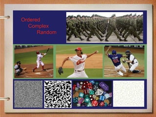 Ordered
  Complex
      Random
 