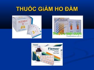 THUỐC GiẢM HO ĐÀMTHUỐC GiẢM HO ĐÀM
 