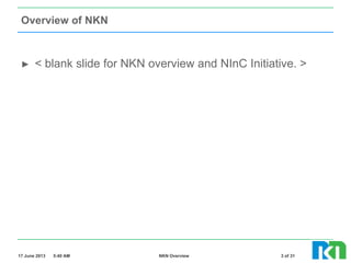 National Knowledge Network | PPTX