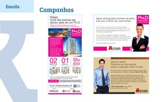 Campanhas
Emails
 