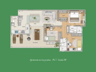 Apartamento com área privativa - 99m² | Unidade 308

 