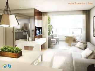 Apto 3 quartos - Sala
 