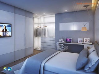 Suíte com closet
 
