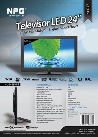 TV LED 24"