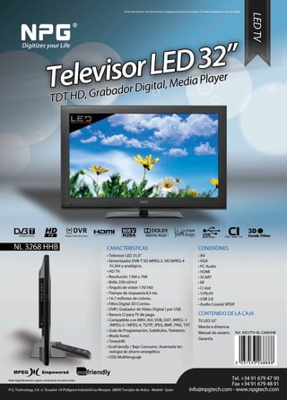 TV LED 32"