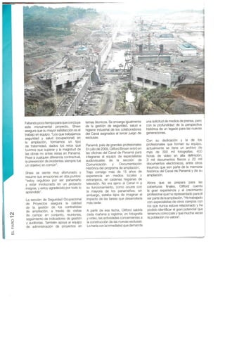 Tercer Juego de Esclusas, rumbo a la recta final.