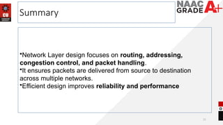 Comprehensive Network Layer Design and Routing Algorithms in Computer ...