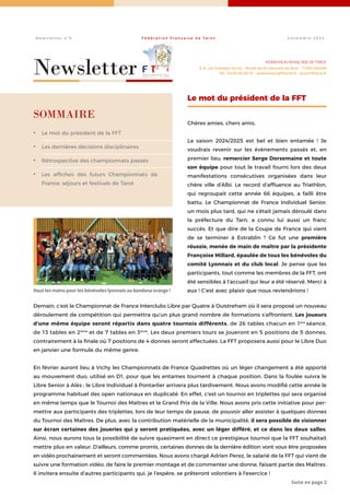 Newsletter
N e w s l e t t e r n° 9 F é d é r a t i o n F r a n ç a i s e d e Ta r o t n o v e m b r e 2 0 2 4
FÉDÉRATION ...