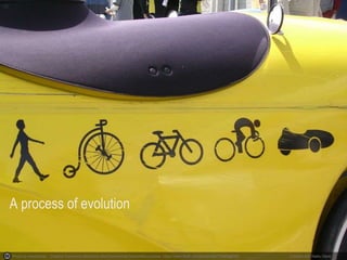 Photo by livewombat - Creative Commons Attribution-NonCommercial-ShareAlike License https://www.flickr.com/photos/89778868@N00 Created with Haiku Deck
A process of evolution
 