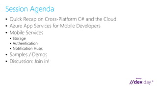 







Session Agenda
 