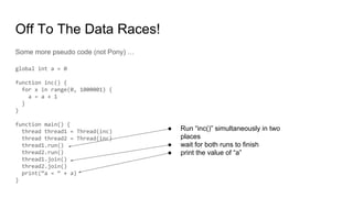 The Pony Programming Language | PDF