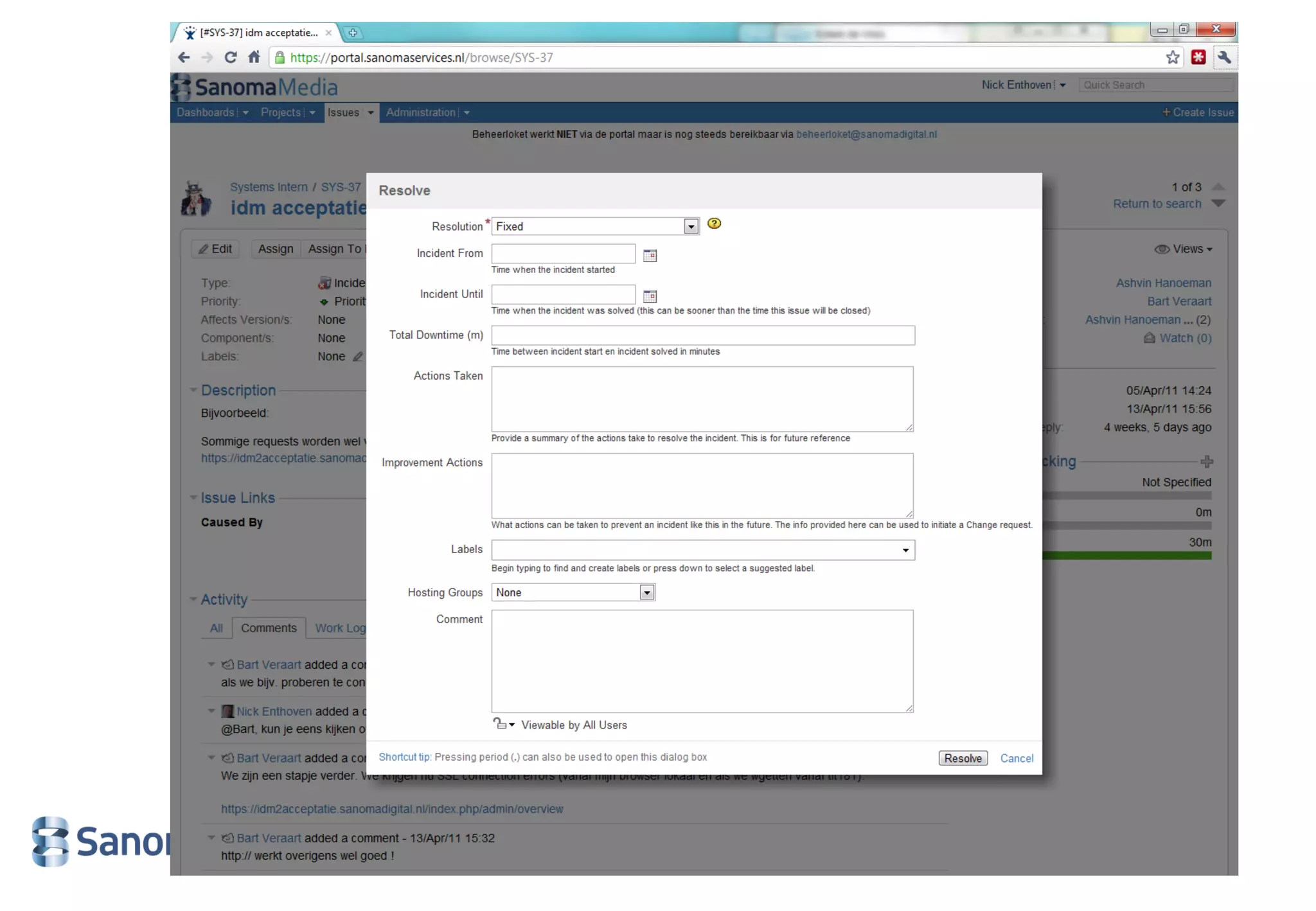 Introductie JIRA en Confluence bij Sanoma Media