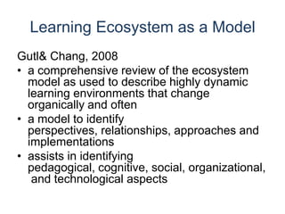 How do you support the development of personal learning skills?