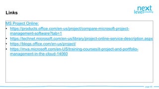 How to setup microsoft project online - benchvast