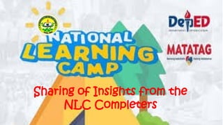 NLC 2024 Culminating Activity program flow | PPTX