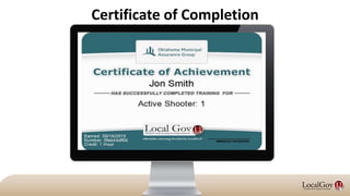 Certificate of Completion
 