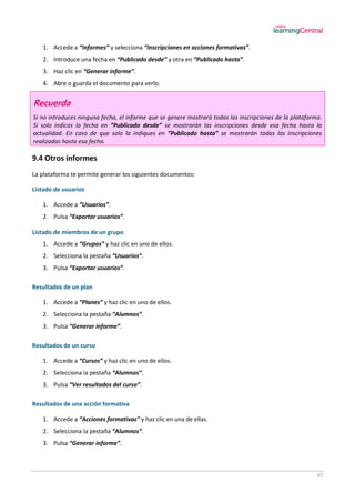 Netex learningCentral | Administrator Manual v4.4 [Es]