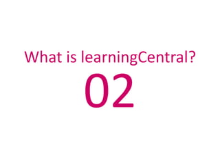 What is learningCentral?What is learningCentral?
 