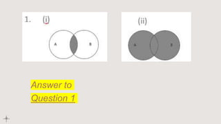 Answer to
Question 1
 