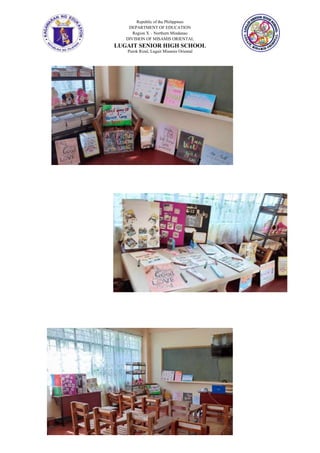 Republic of the Philippines
DEPARTMENT OF EDUCATION
Region X – Northern Mindanao
DIVISION OF MISAMIS ORIENTAL
LUGAIT SENIOR HIGH SCHOOL
Purok Rizal, Lugait Misamis Oriental
 